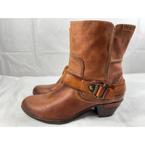 Pikolinos Rotterdam boots Leather Ankle Boot Women's Size 7.5-8 - Picture 4 of 14